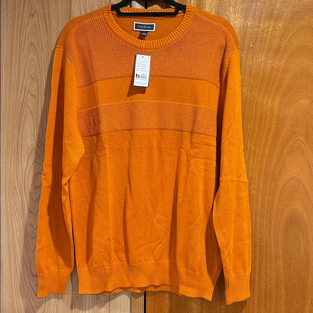 Club Room Cotton Crew Neck Sweater